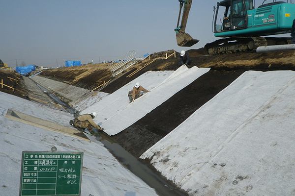 河川工事画像④